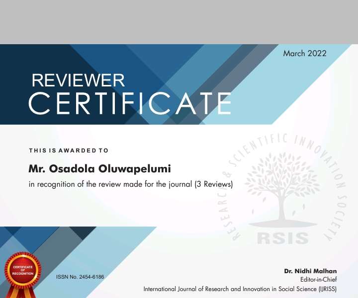 Mr. Oluwapelumi Osadola